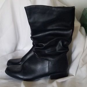 East 5th Black Boots 10-12 inches HIgh size 9.5M